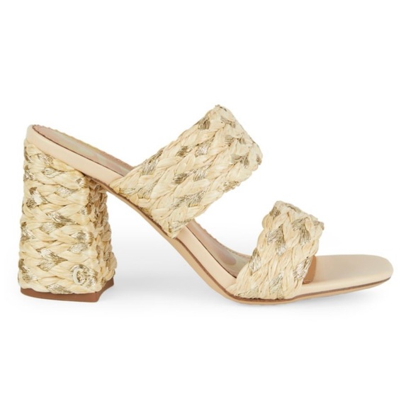 CIRCUS NY BY SAM EDELMAN Estella Raffia Sandals, Size 8 - Picture 1 of 10